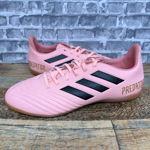 Adidas Predator Tango 18.4 TF Pink Black Soccer Shoes DB2139 Mens Size 10 New - Picture 1 of 7